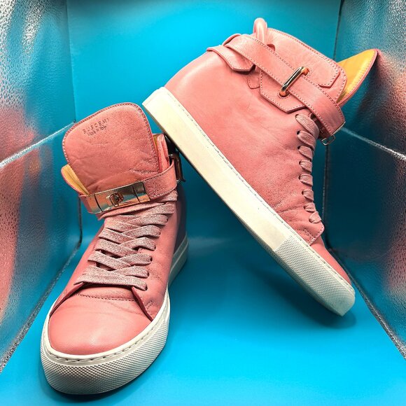 Buscemi Wedge Pink Sneakers Women Authentic - Picture 2 of 10